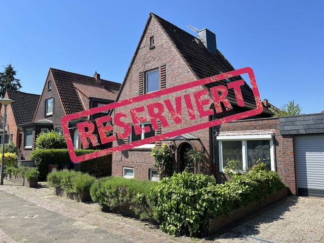 PROVISIONSFREI in Wilhelmshaven-Hansaviertel: Kaufen statt Mieten - günstiges Familienhaus in bester zentraler Stadtlage